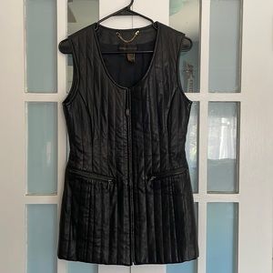 Long leather vest by Classiques Entier Nordstrom